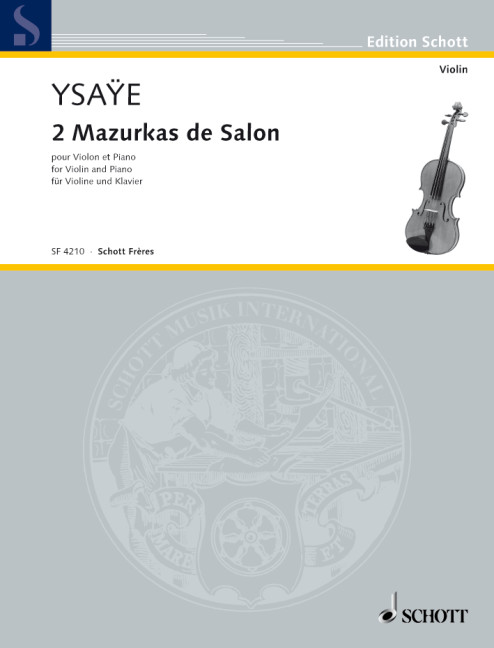 Vorderes Coverbild 2 Mazurkas de Salon 