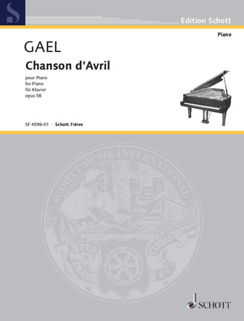 Vorderes Coverbild Chanson d'avril op. 58 