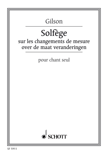 Vorderes Coverbild Solfège 