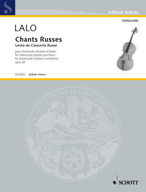 Vorderes Coverbild Chants Russes op. 29 