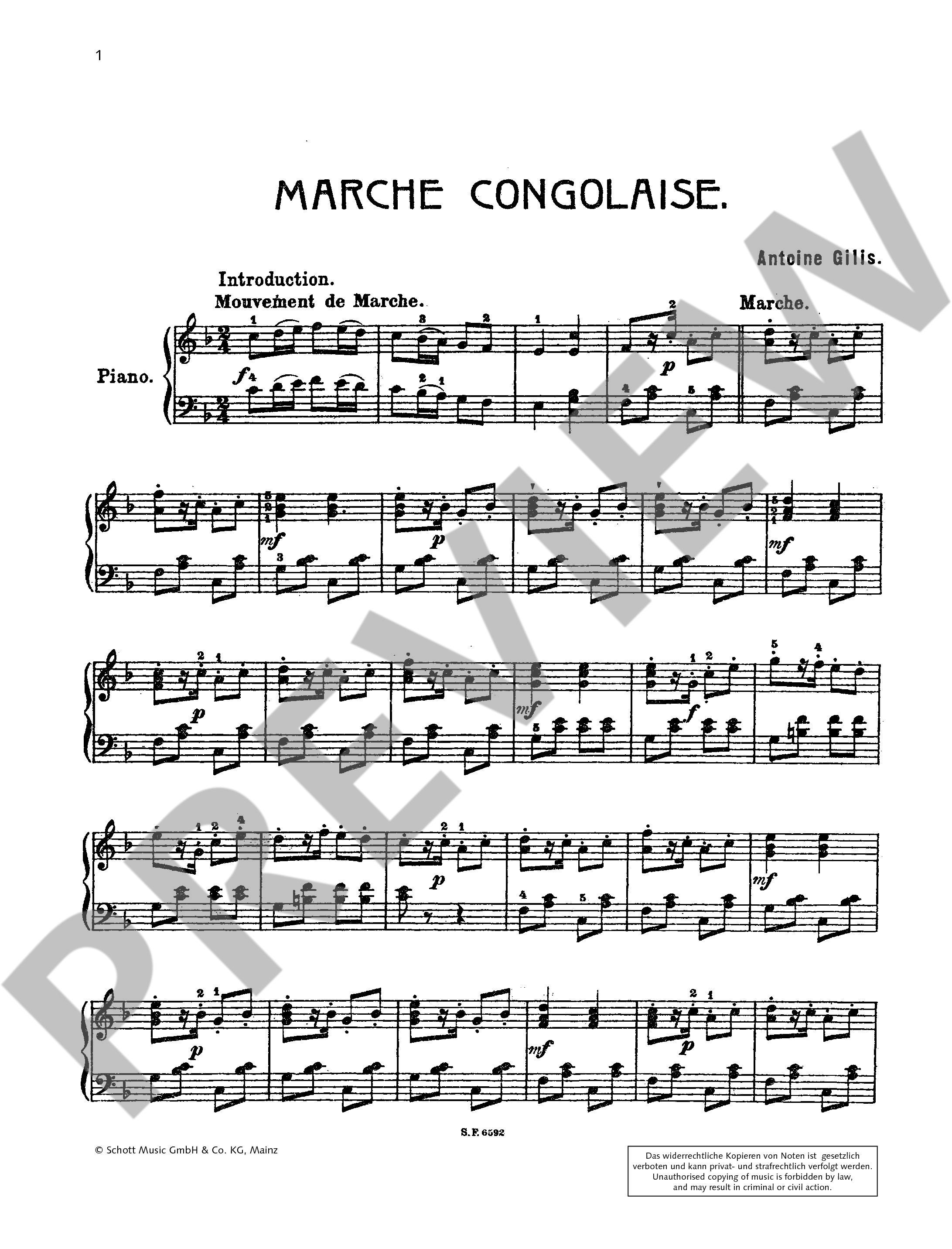 Anderes Coverbild Marche congolaise 