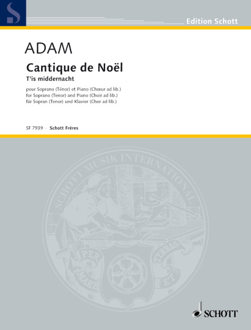 Vorderes Coverbild Cantique de Noël 
