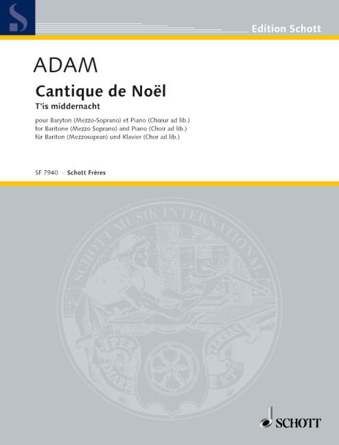 Vorderes Coverbild Cantique de Noël 