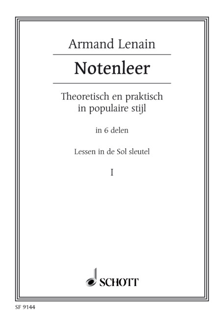Vorderes Coverbild Notenleer Vol. 1