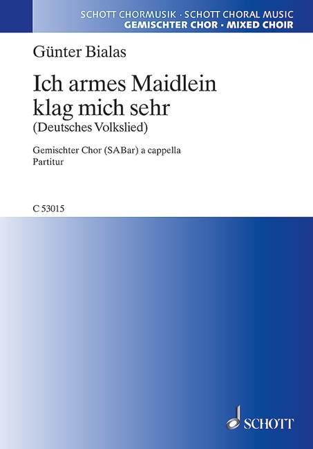 Vorderes Coverbild Ich armes Maidlein klag mich sehr 