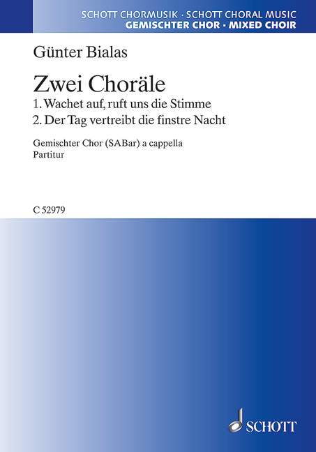 Vorderes Coverbild Zwei Choräle 