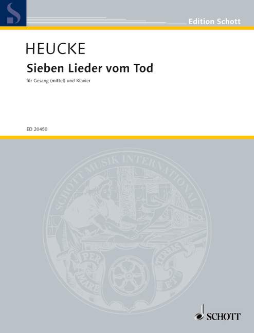 Vorderes Coverbild Sieben Lieder vom Tod 