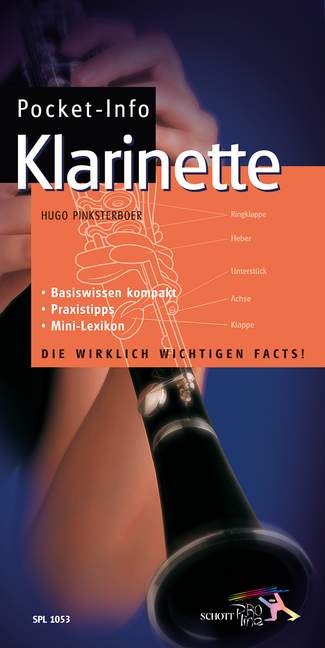 Vorderes Coverbild Pocket-Info Klarinette 