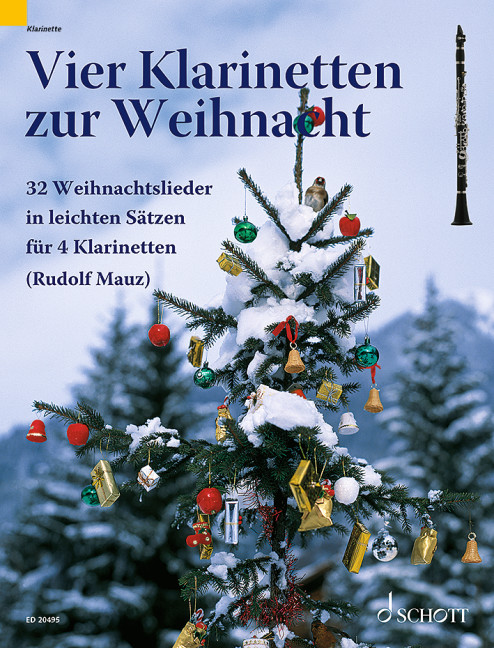 Vorderes Coverbild Vier Klarinetten zur Weihnacht 