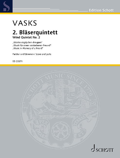 Vorderes Coverbild 2. Bläserquintett 