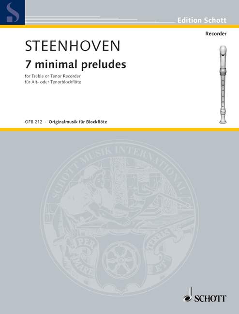 Vorderes Coverbild 7 minimal preludes 