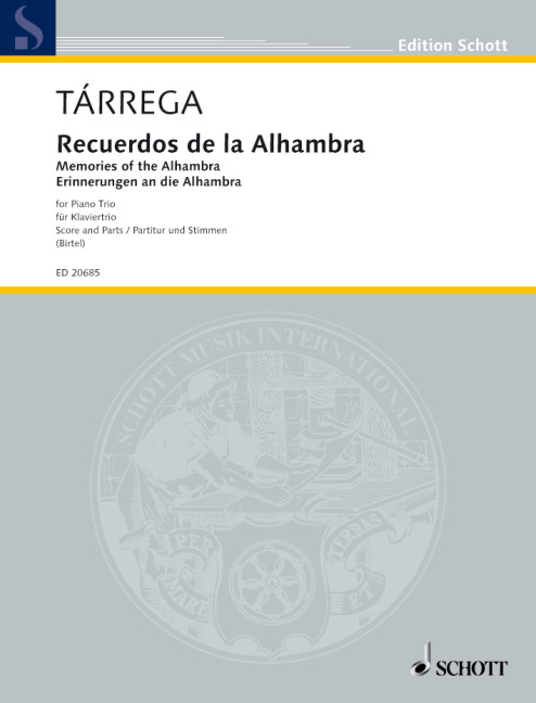 Vorderes Coverbild Erinnerungen an die Alhambra 