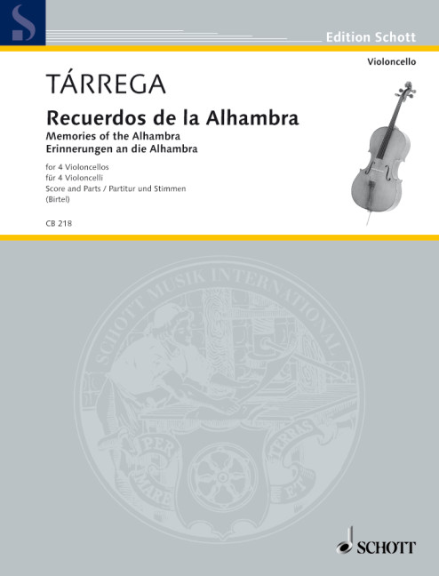 Vorderes Coverbild Erinnerungen an die Alhambra 