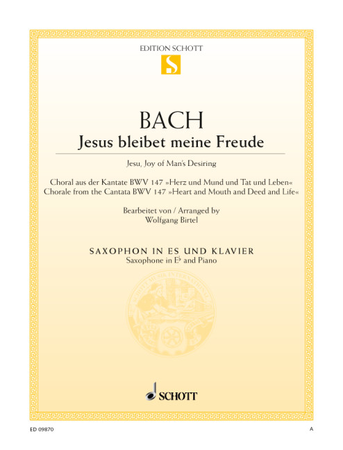 Vorderes Coverbild Jesus bleibet meine Freude BWV 147 
