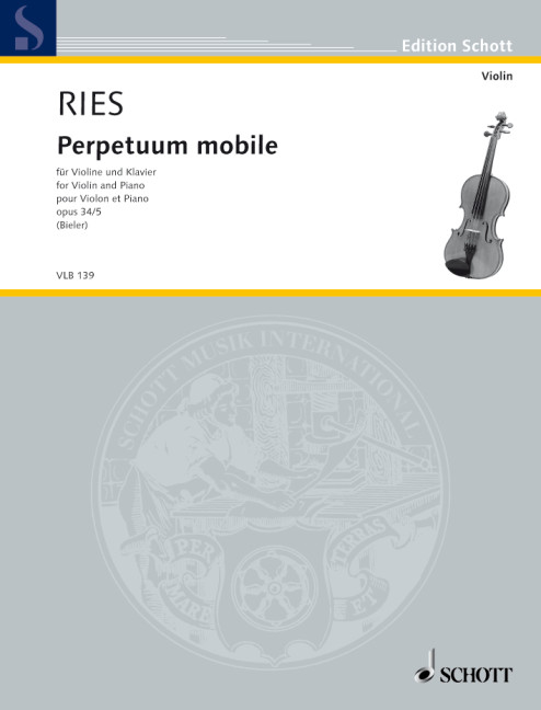 Vorderes Coverbild Perpetuum mobile op. 34/5 