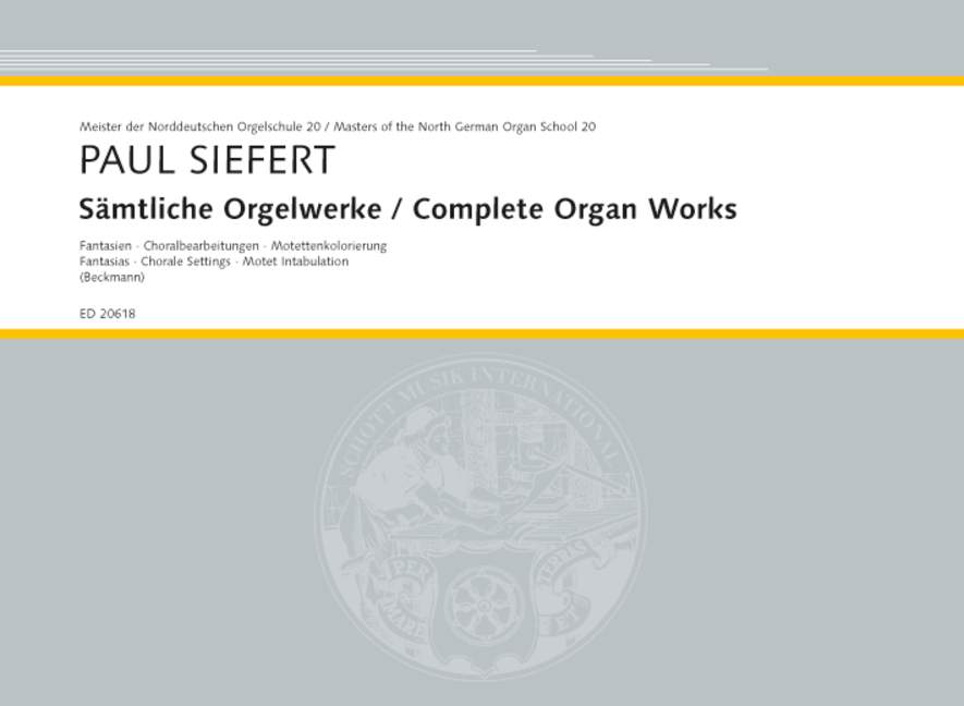 Vorderes Coverbild Sämtliche Orgelwerke Band 20