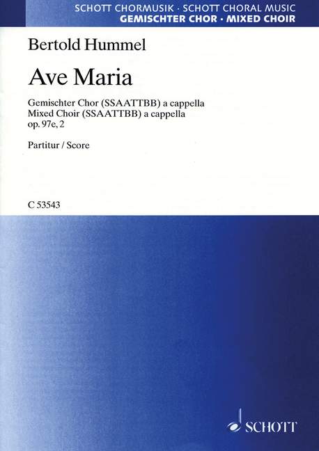 Vorderes Coverbild Ave Maria op. 97e, 2 