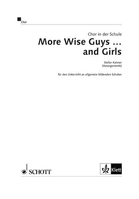 Vorderes Coverbild More Wise Guys ... and Girls 