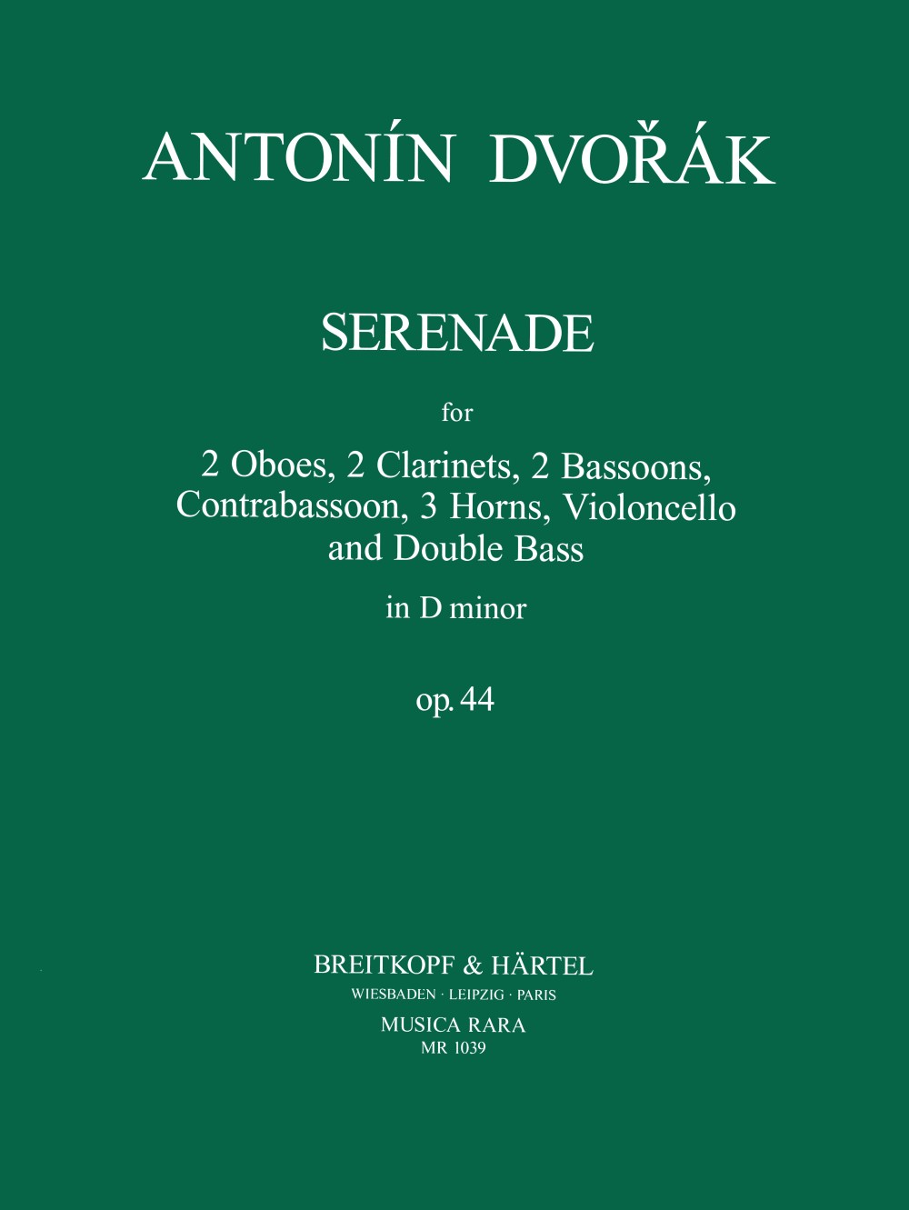 Vorderes Coverbild Serenade in d op. 44
