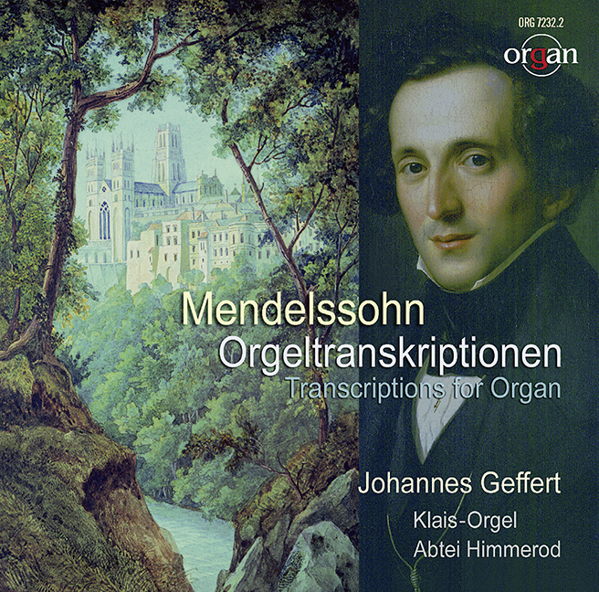 Vorderes Coverbild Mendelssohn Orgeltranskriptionen 