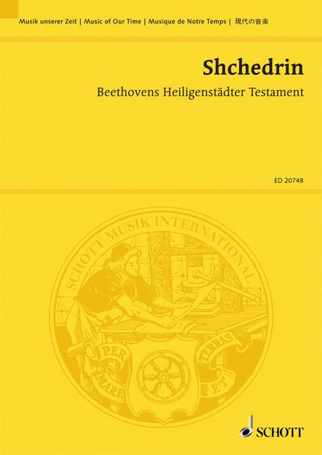 Vorderes Coverbild Beethovens Heiligenstädter Testament 