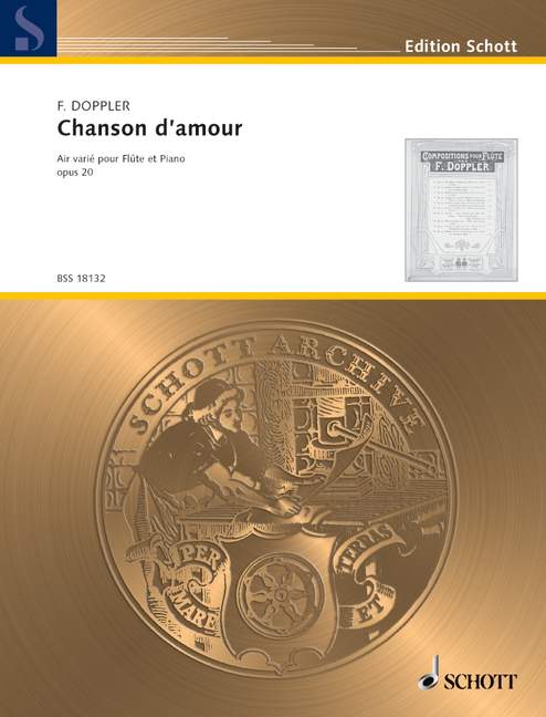 Vorderes Coverbild Chanson d'amour op. 20 