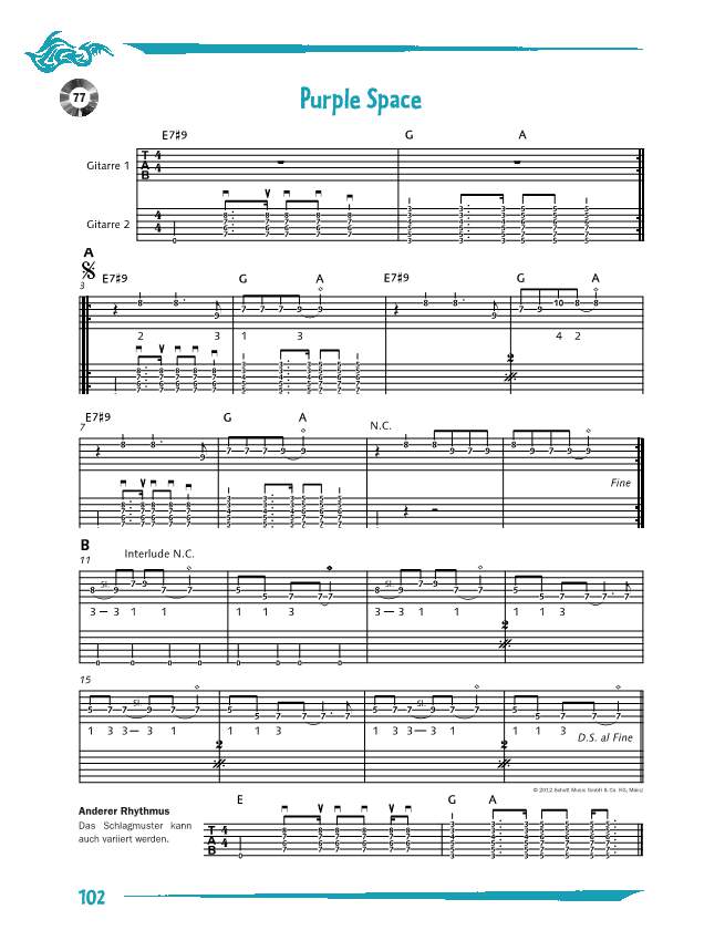 Anderes Coverbild Rockgitarre spielen ohne Noten 