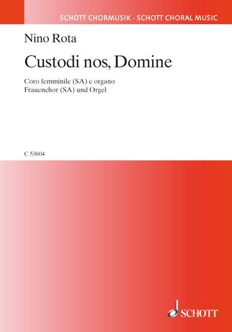 Vorderes Coverbild Custodi nos, Domine 
