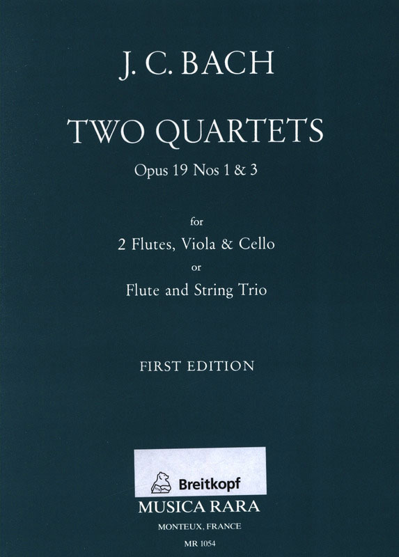 Vorderes Coverbild 2 Quartette op. 19/1 und 3