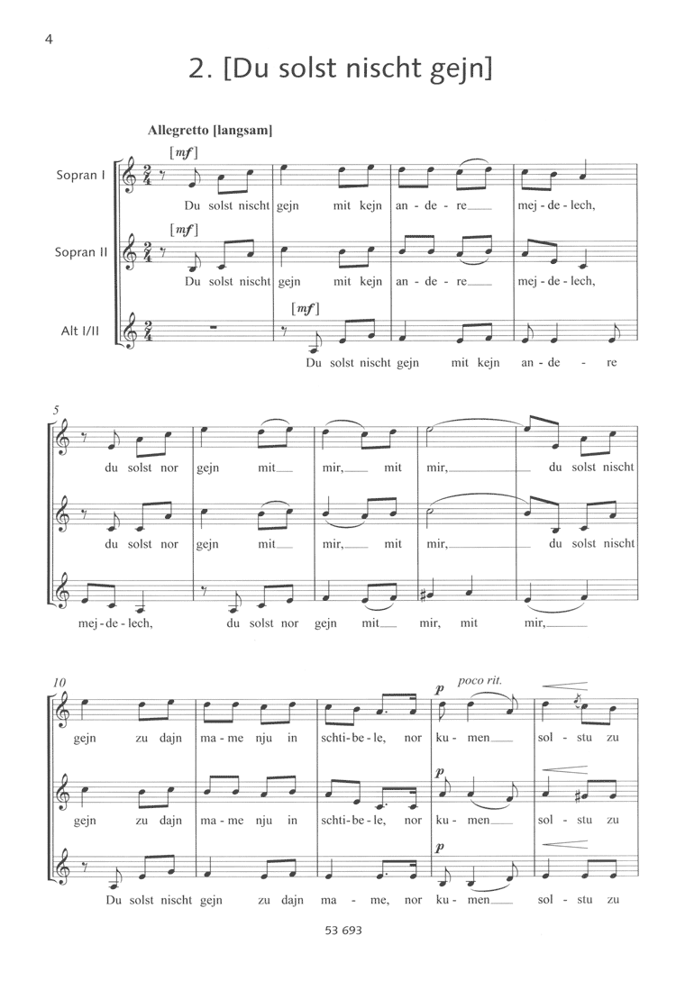 Anderes Coverbild Drei jiddische Frauenchöre 