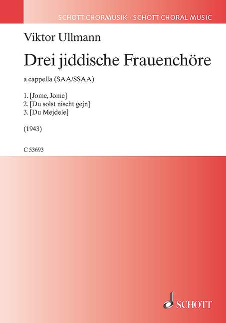 Vorderes Coverbild Drei jiddische Frauenchöre 