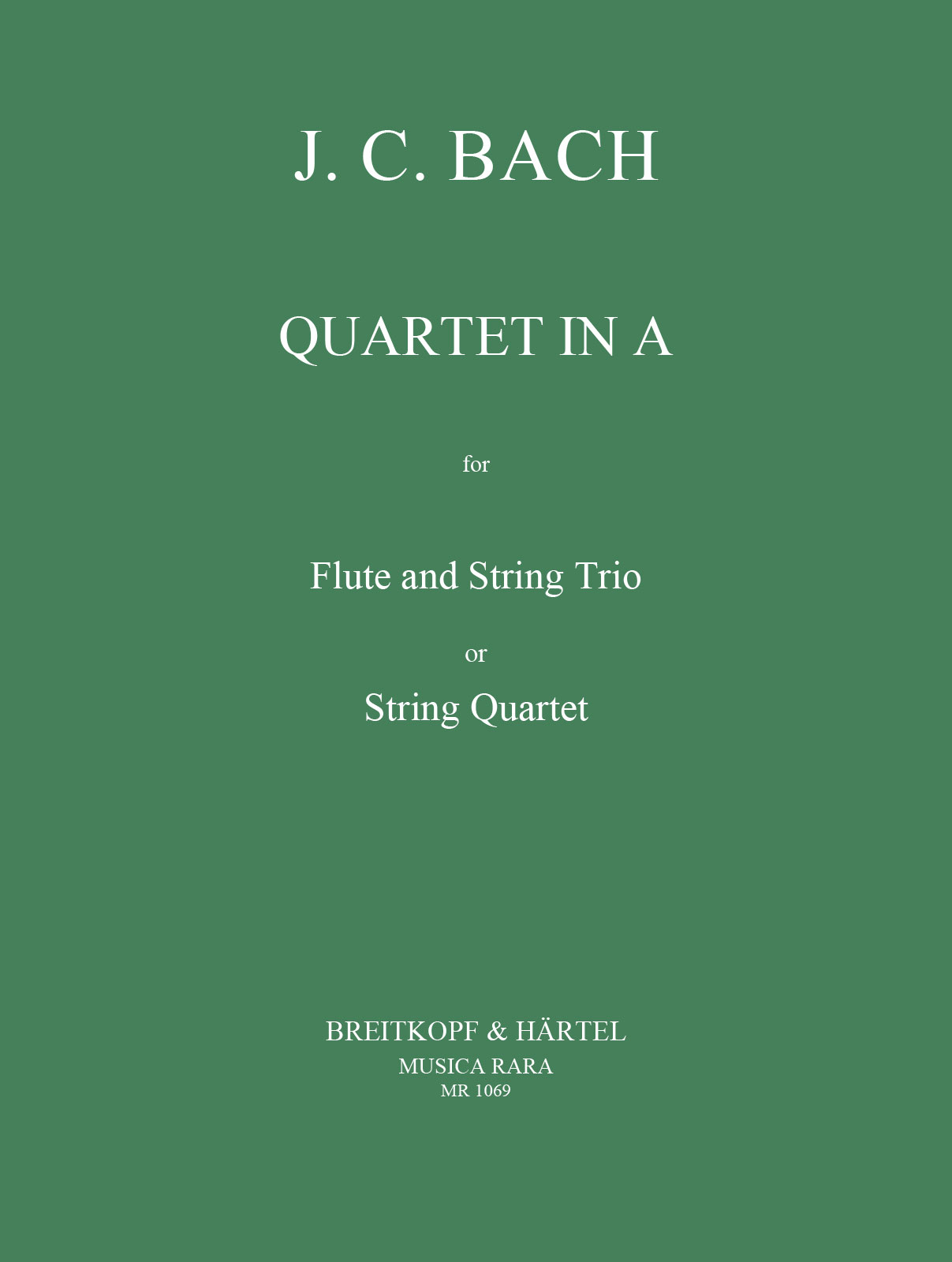 Vorderes Coverbild Quartett in A-dur