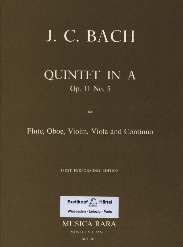 Vorderes Coverbild Quintett A-dur op. 11/5