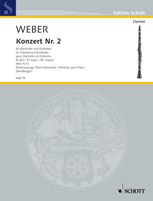 Vorderes Coverbild Konzert Nr. 2 Es-Dur WeV N.13 