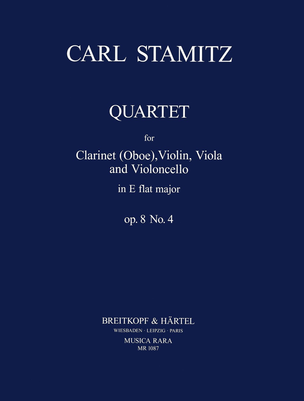 Vorderes Coverbild Quartett in Es op. 8/4
