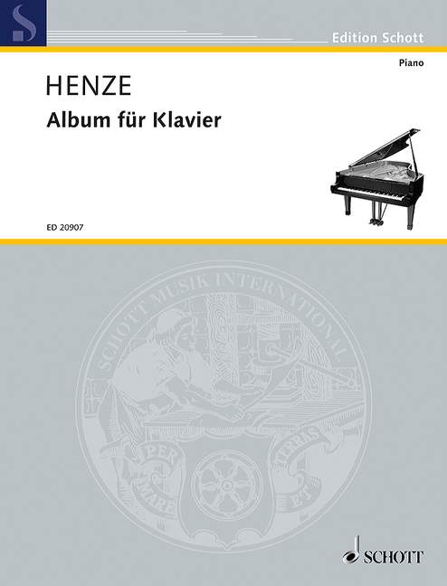 Vorderes Coverbild Album für Klavier 