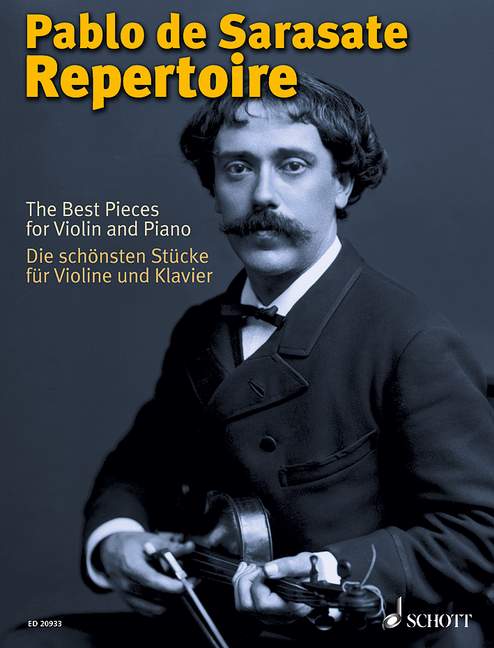 Vorderes Coverbild Pablo de Sarasate Repertoire 