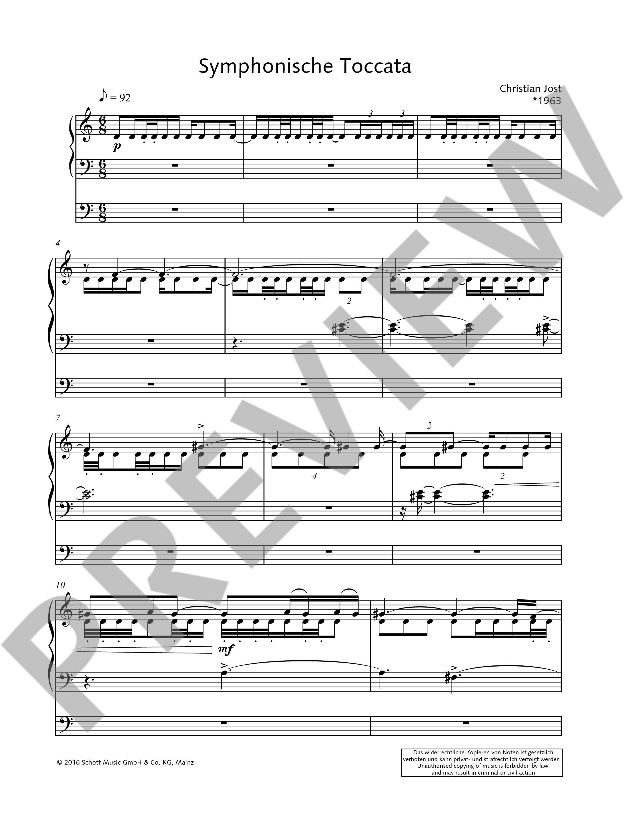 Anderes Coverbild Symphonische Toccata 