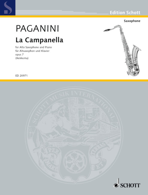Vorderes Coverbild La Campanella op. 7 