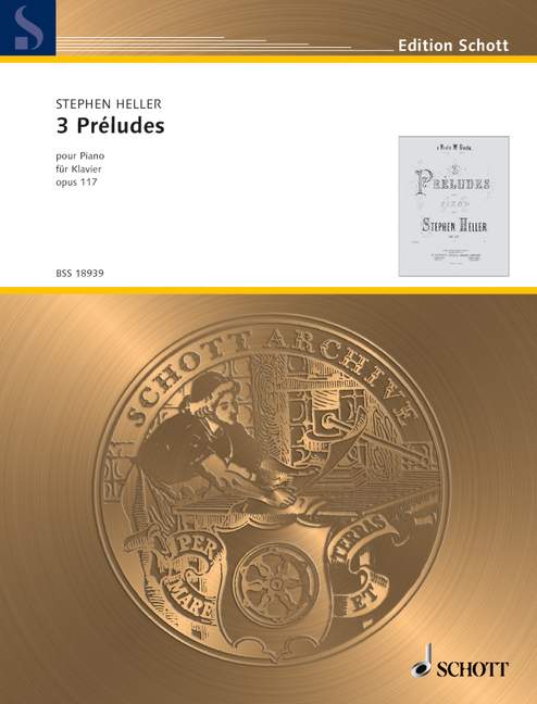 Vorderes Coverbild 3 Préludes op. 117 