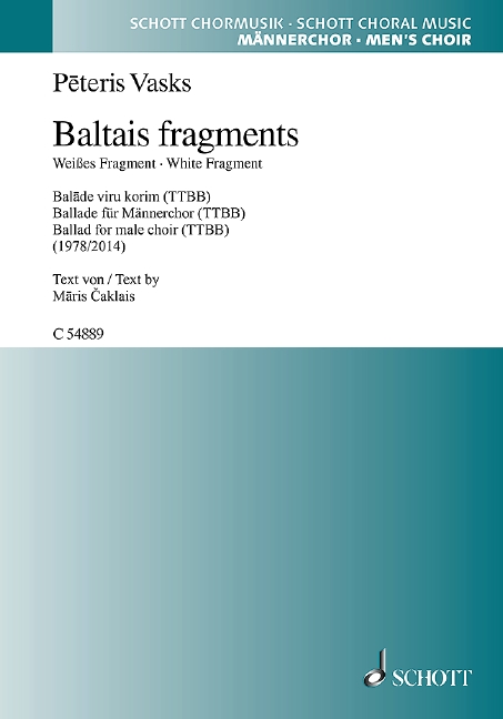 Vorderes Coverbild Baltais fragments 