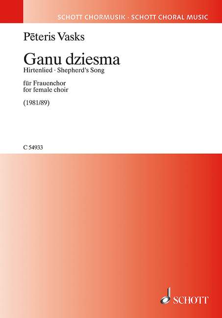 Vorderes Coverbild Ganu dziesma 