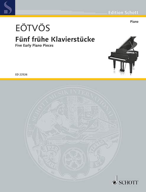 Vorderes Coverbild Fünf frühe Klavierstücke 