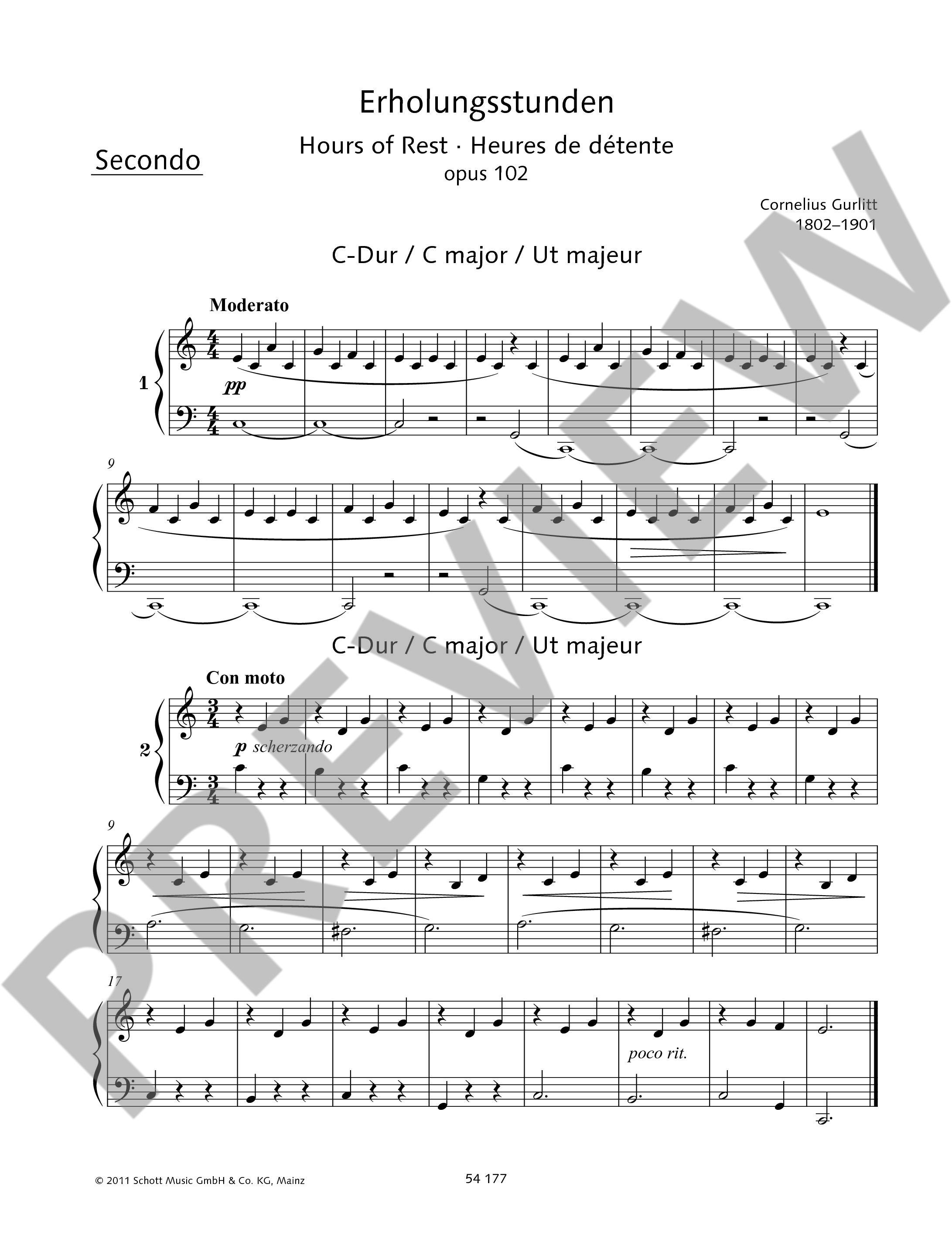 Anderes Coverbild Erholungsstunden op. 102 