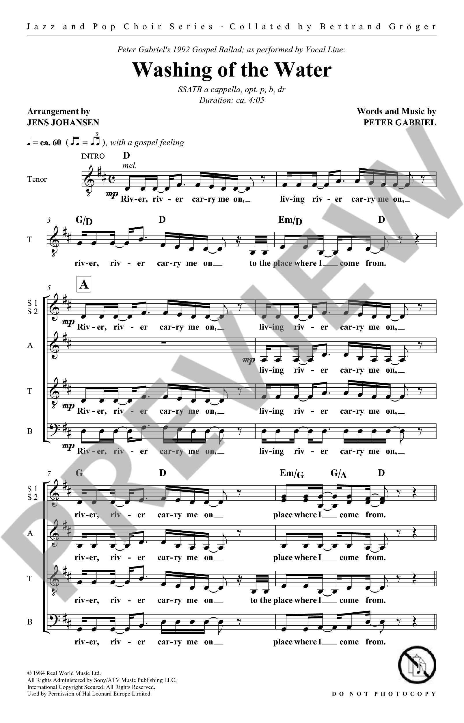 Anderes Coverbild Washing of the Water 