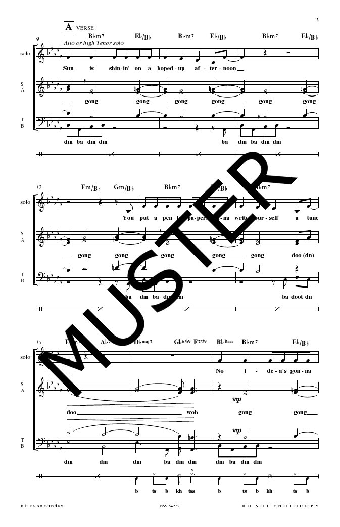 Anderes Coverbild Blues on Sunday 