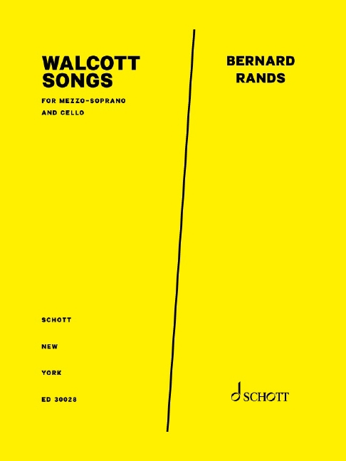 Vorderes Coverbild Walcott Songs 