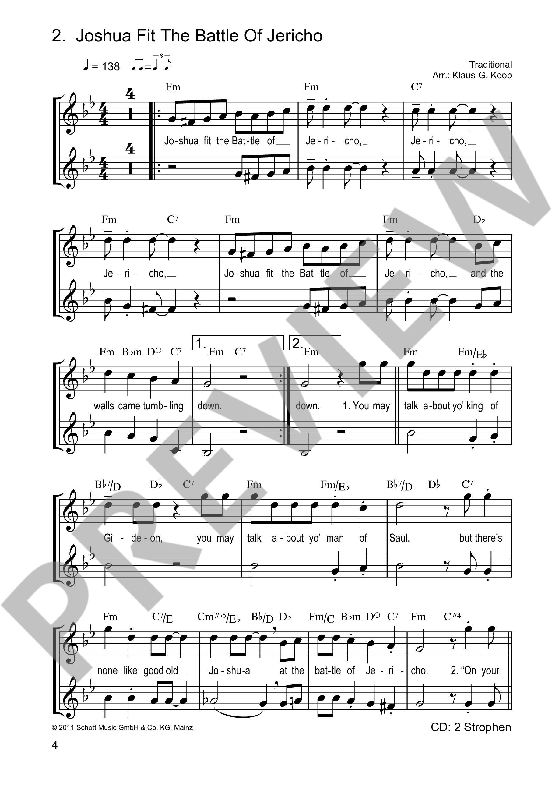 Anderes Coverbild Die schönsten Spirituals & Gospels 
