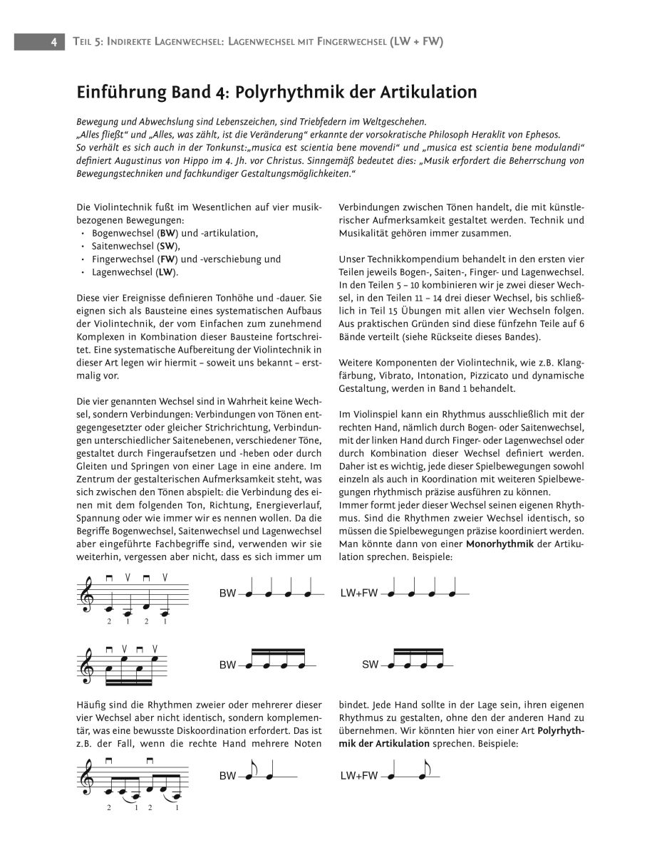 Anderes Coverbild Systematische Violintechnik Band 4