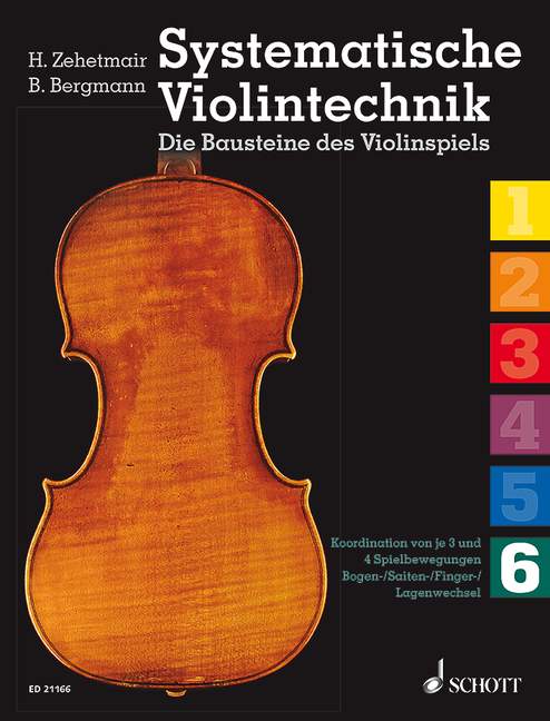 Vorderes Coverbild Systematische Violintechnik Band 6